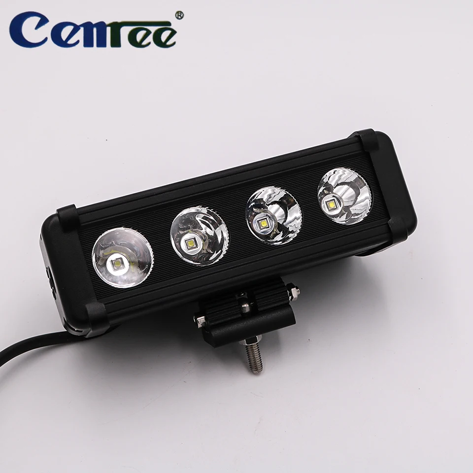 

CENREE 1PCS 40W 9-30V Dual Rows Led Driving Light IP67 6000LM Work Light Bar for Tractor Boat Off Road 4WD 4x4 Truck SUV ATV