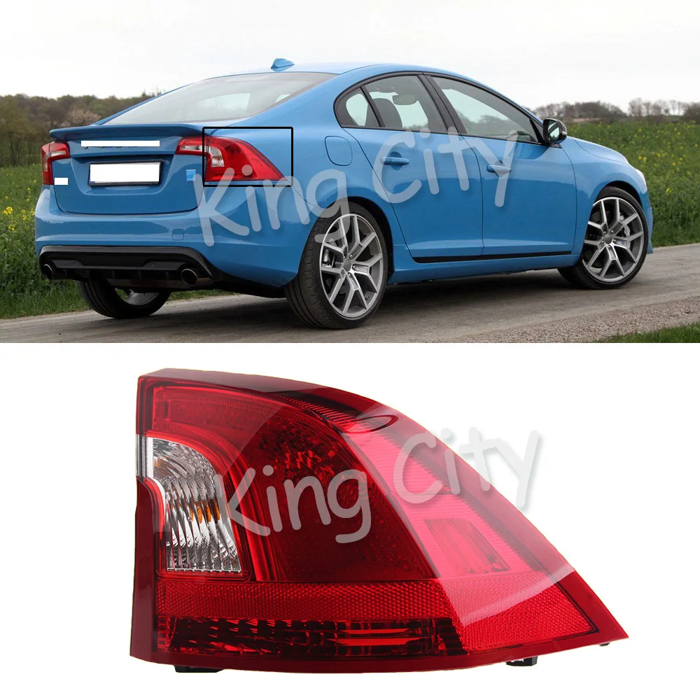 Capqx 1 шт для Volvo S60 S60L 2011- задний свет тормозной фонарь парковочные стоп лампы фар taillamp