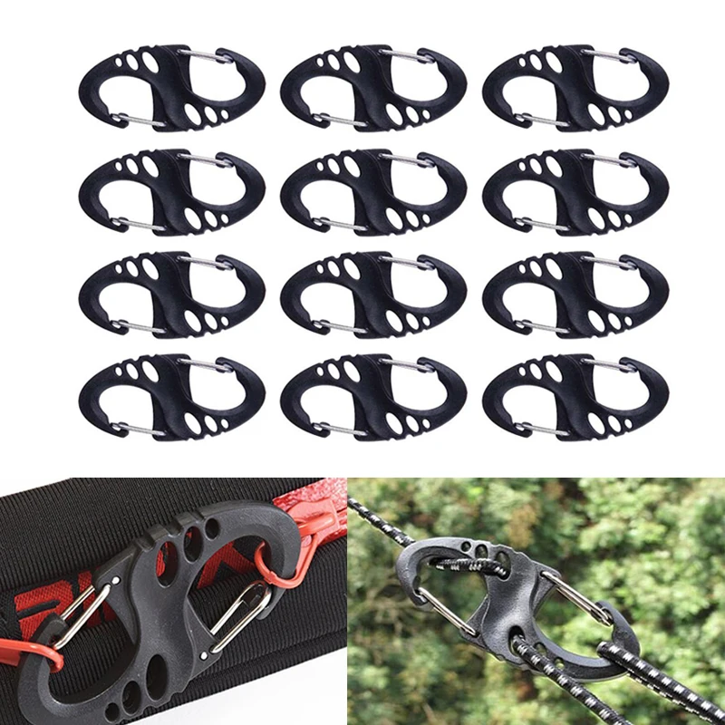 

buckle mountain climb attach mini S-Biner clasp clip hang camp hike survive hook bushcraft carabiner outdoor backpack quickdraw