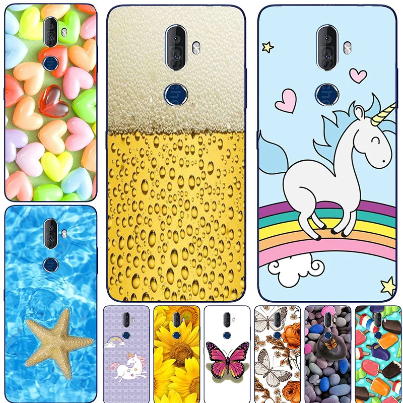 

Soft Silicon phone case cover For Alcatel 3V 5099D phone shell Colorful printing design Painted Soft TPU case shell Flower