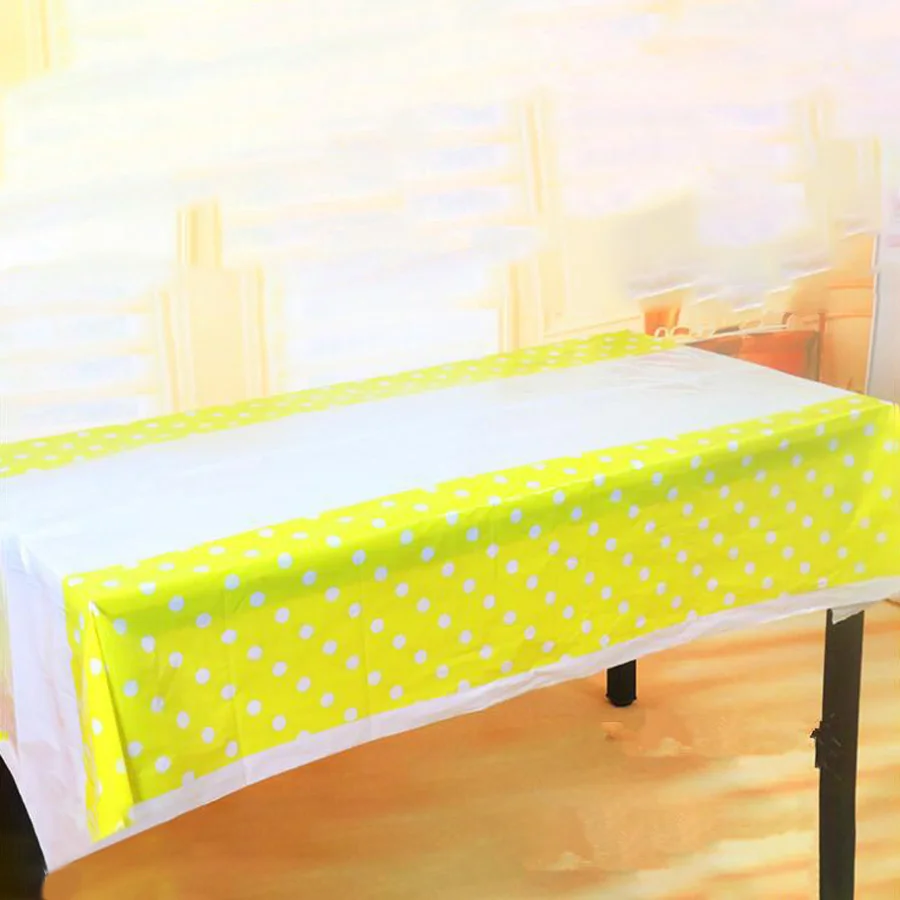 Cheap Polka Dot Plastic Table Cloth Kids Birthday Party Decoration Baby Shower Decoration Supplies Disposable Tablecloth W Cheap Polka Dot Plastic Table Cloth Kids Birthday Party Decoration Baby Shower Decoration Supplies Disposable Tablecloth W