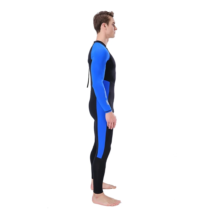 Men's Thin Sweat-absorbent And Quick-drying Swimsuit One-piece Waterproof Sunscreen Surf Diving Suit Swimsuit