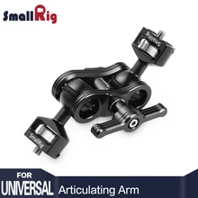 SmallRig Quick Release Articulating Arm with Double Ballheads 1/4 Screw Adjustable Light Weight Adapt For Monitor Support 2070 smallrig adjustable friction articulating magic arm with screw ball head and nato clamp ball head for director monitor support