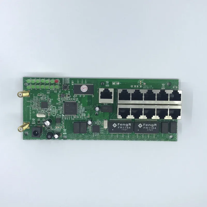 OEM10 port wireless router motherboard module custom screw hole metal shell broadband fast home kit 2.4G wireless module router