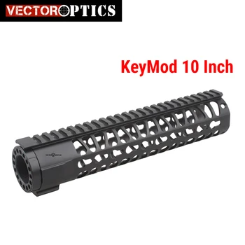 

Vector Optics .223 5.56mm KeyMod Tactical 10 inch One Piece Free Float Handguard Mount Bracket System with Detachable Rails