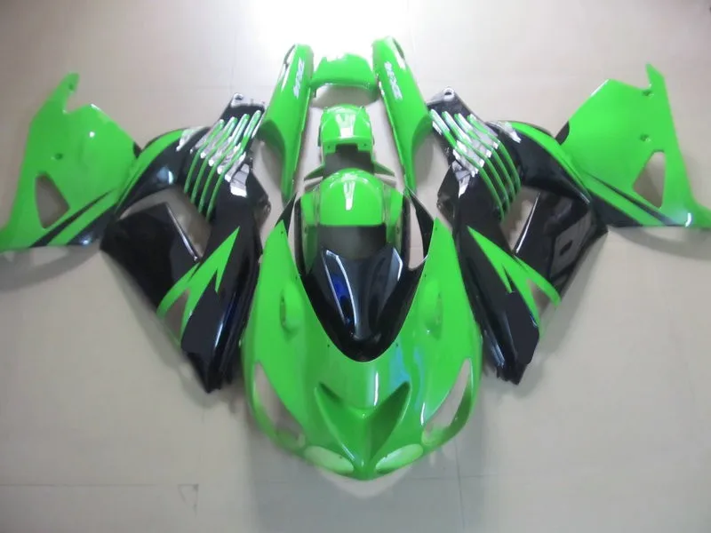 Injection mold Fairing kit for KAWASAKI Ninja ZX14R 06 07 08 11 ZX 14R 2006 2007 2011 ABS green black Fairings set+7gifts KT18 | Автомобили