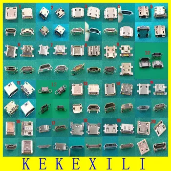 

20models 160x For Samsung I9100 S5570 I9000 N7100 S7562 S3 S5570 N9002 Note 3 Socket Micro USB Jack connector charging port