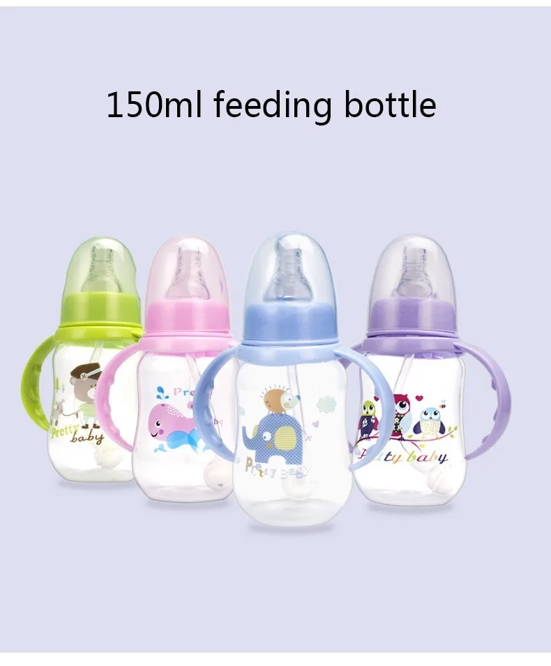 

Creative PP Feeding Bottle Newborn Standard Baby Feeding Bottle Defence Flatulence Baby plastic Feeding Bottle 150ml