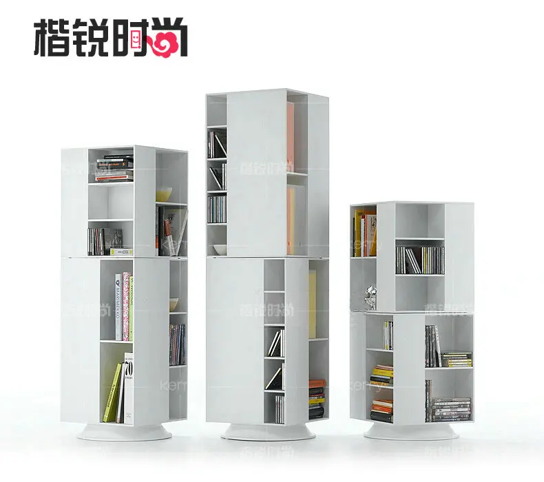 Kai Rui Rotating Bookcase Bookcase Combination Of Stylish