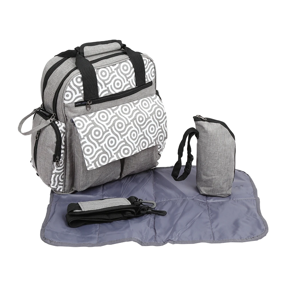 Multifunctional Diaper Bags Large Capacity Backpack Travel Diaper Organizer Fashion Mummy Maternity Nappy Single Shoulder Bag (2)