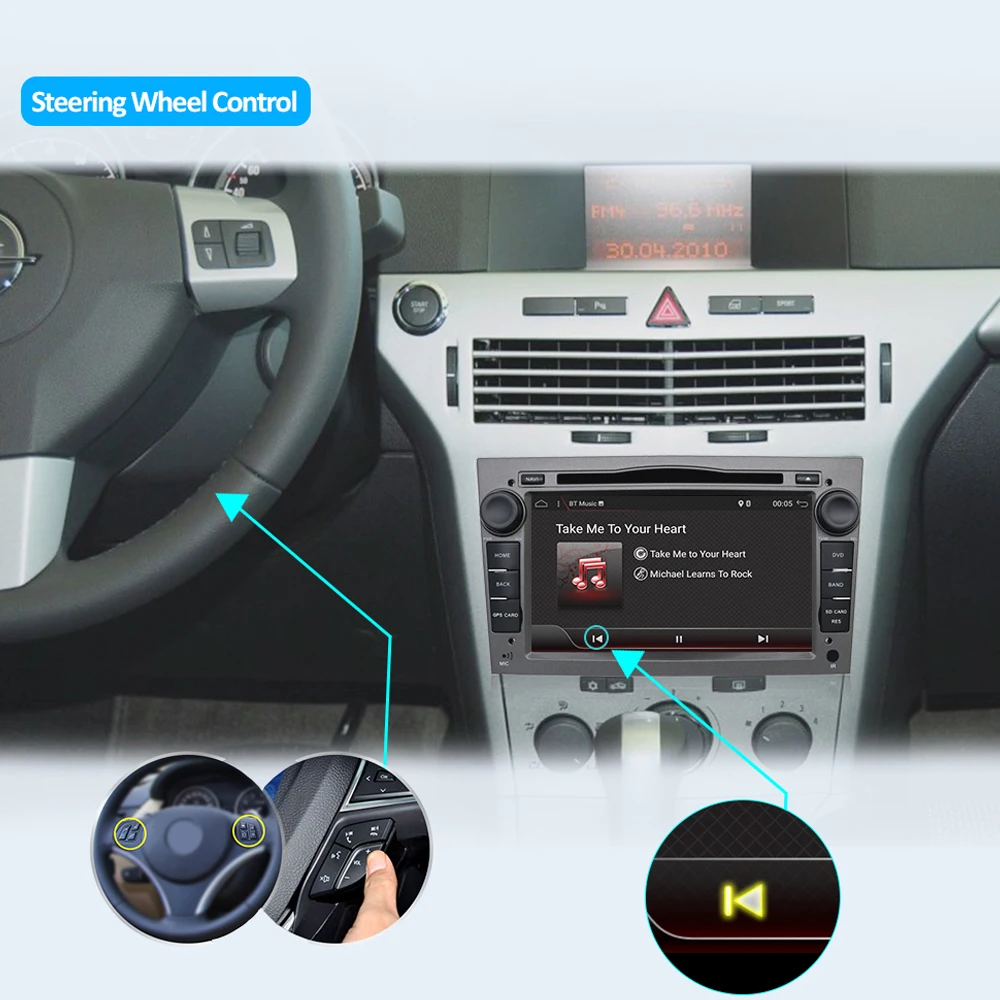Perfect 2 din Android 9.0 car dvd for Opel Astra h astra j Vectra v Antara Zafira b Corsa c car radio multimedia gps navigation system 2