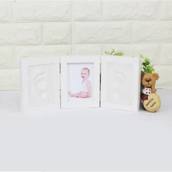 3D DIY Non Toxic Handprint Footprint Soft Clay Baby Imprint Children's Photo Frame Hand Casts Babies Home Decoration Child Gifts 3D DIY Non Toxic Handprint Footprint Soft Clay Baby Imprint Children's Photo Frame Hand Casts Babies Home Decoration Child Gifts
