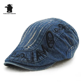 

Brand Denim Berets Fashion Embroidery High Qualtiy 100% Cotton Casual Visot For Men and women DSQ Cap AE8677