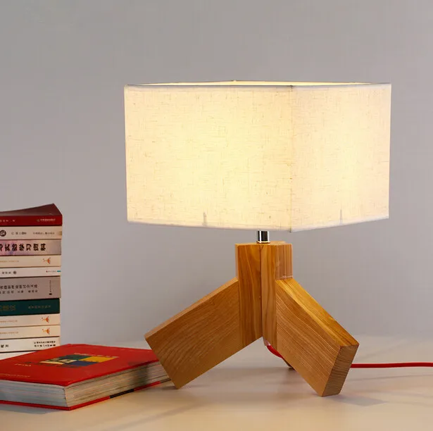 Amerikaanse Mode Hout Slaapkamer Nachtkastje Lamp Noord europa ... Amerikaanse Mode Hout Slaapkamer Nachtkastje Lamp Noord europa ...