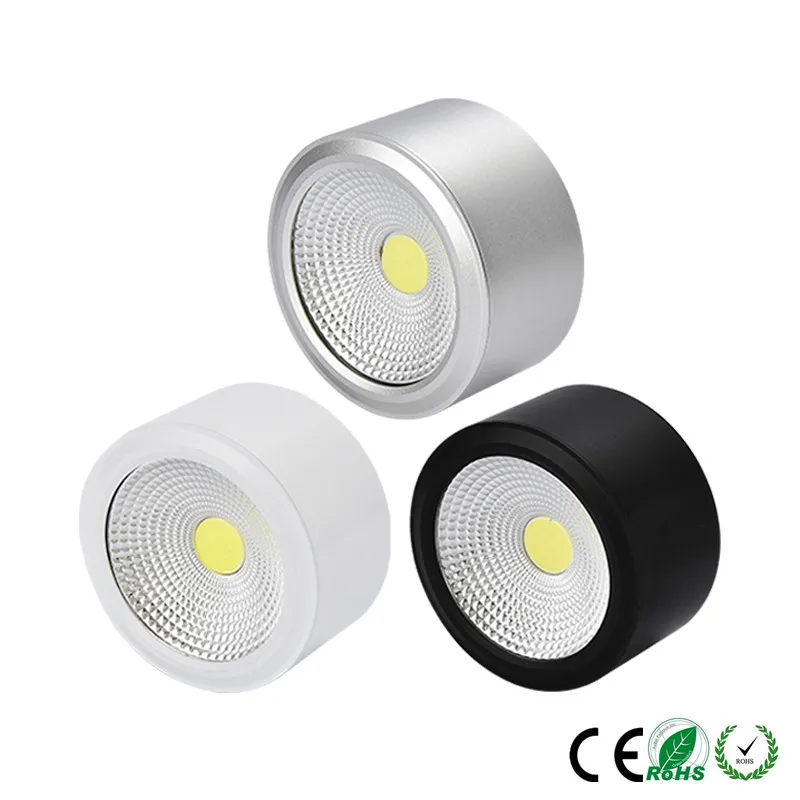 

Surface Mounted LED Downlights 6W 10W 14W 20W Dimmable LED Downlight COB Dimmable 110V 220V Spot Light Warm Light/Neutral White