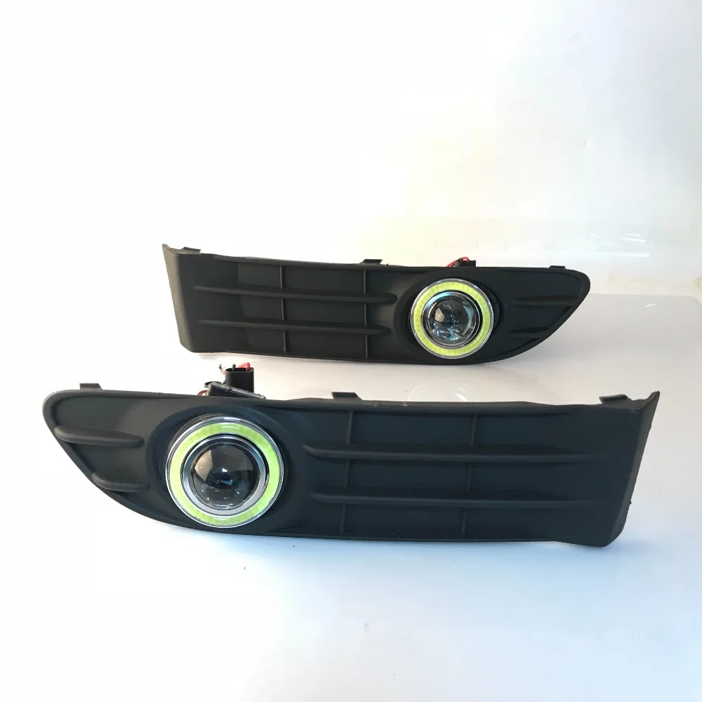 RQXR противотуманная фара Вождение света в сборе для volvo s40 2008-11 УДАРА Ангел глаз светодиодные противотуманные фары сигнал поворота