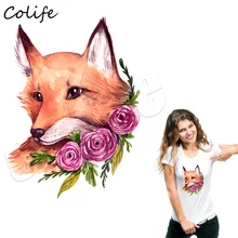 Животные железо на наклейки термонаклейки для женщин аксессуары для одежды DIY моющиеся Пользовательские Аппликации на рюкзак