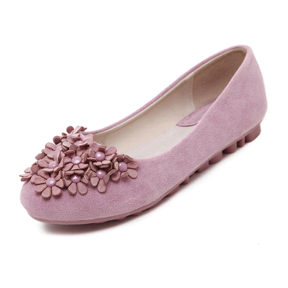 Женская обувь на плоской подошве; школьная обувь с бантом; ленивый горошек; повседневная мягкая обувь на плоской подошве - Цвет: 37