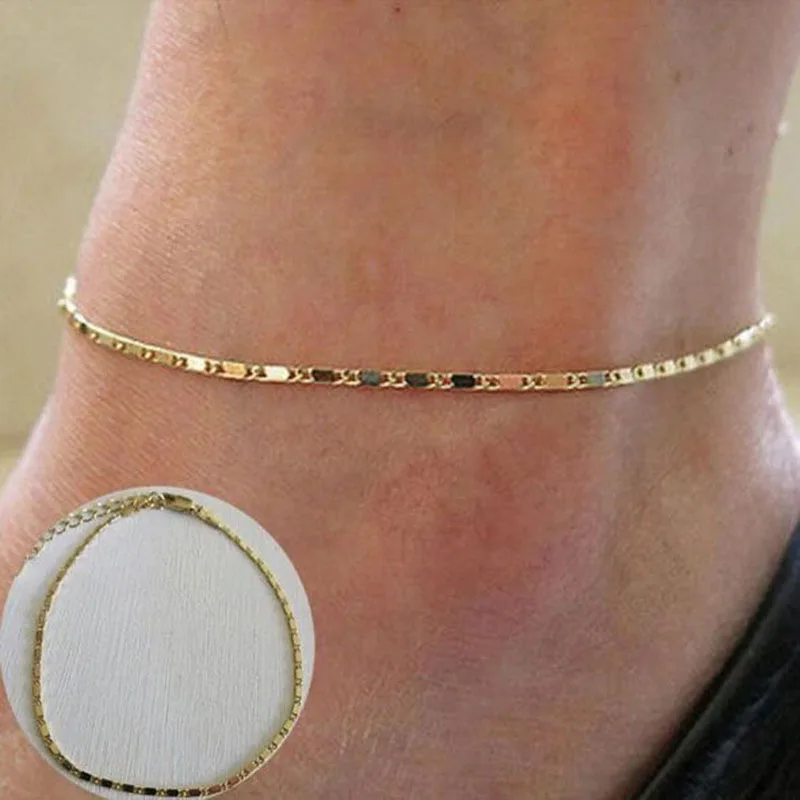 

Fine Sexy Anklet Ankle Bracelet Cheville Barefoot Sandals Foot Jewelry Leg Chain Pulsera Tobillo For Women Halhal Enkelbandje