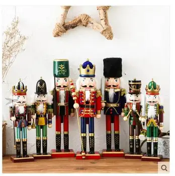 

Nutcracker puppet soldiers creative cartoon wooden soldier Nutcracker Prince and Princess Wedding gift ornaments birthday gift