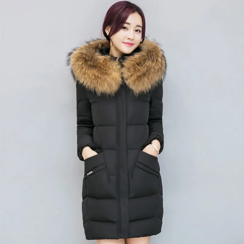 

Winter Long Maternity Hooded Jacket Pregnancy Coat Jacket Fur Collar Woman Down Jacket For Pregnant Woman Snow Outwear Coat