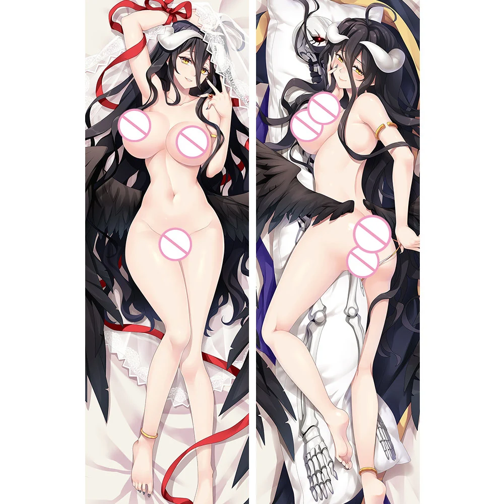 Аниме JK Overlord Albedo Dakimakura Чехол для подушки для тела сексуальный 18R для девочек, для сна, обнимающий чехол для подушки, домашний декор для кровати