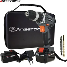 25V Rechargeable Electric Screwdriver Cordless Drill Electric Drill Electric Batteries Screwdriver Power Tools Mini Drill drill screwdriver energomash du 21400