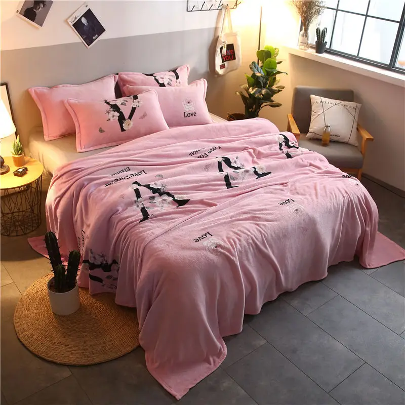 Полосатое супер мягкое зимнее фланелевое одеяло 6 размеров, роскошное высокоплотное одеяло для дивана, кровати для путешествий, домашний текстиль для взрослых - Цвет: Design 14