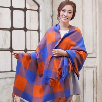 

High Quality Fashion Warm Scraf / Wraps / Cappa England plaid styling Winter and Autumn for Women and Girls 200*76cm