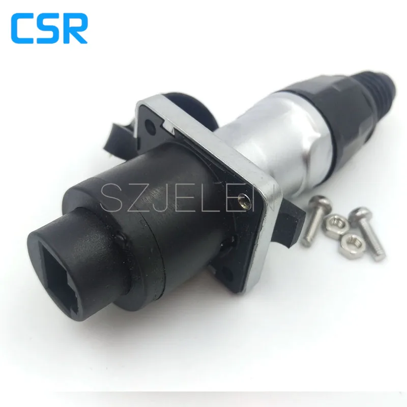 RJ45 Male and female connectors RJ45 panel mount connector plug and socket RJ45 Waterproof and dustproof