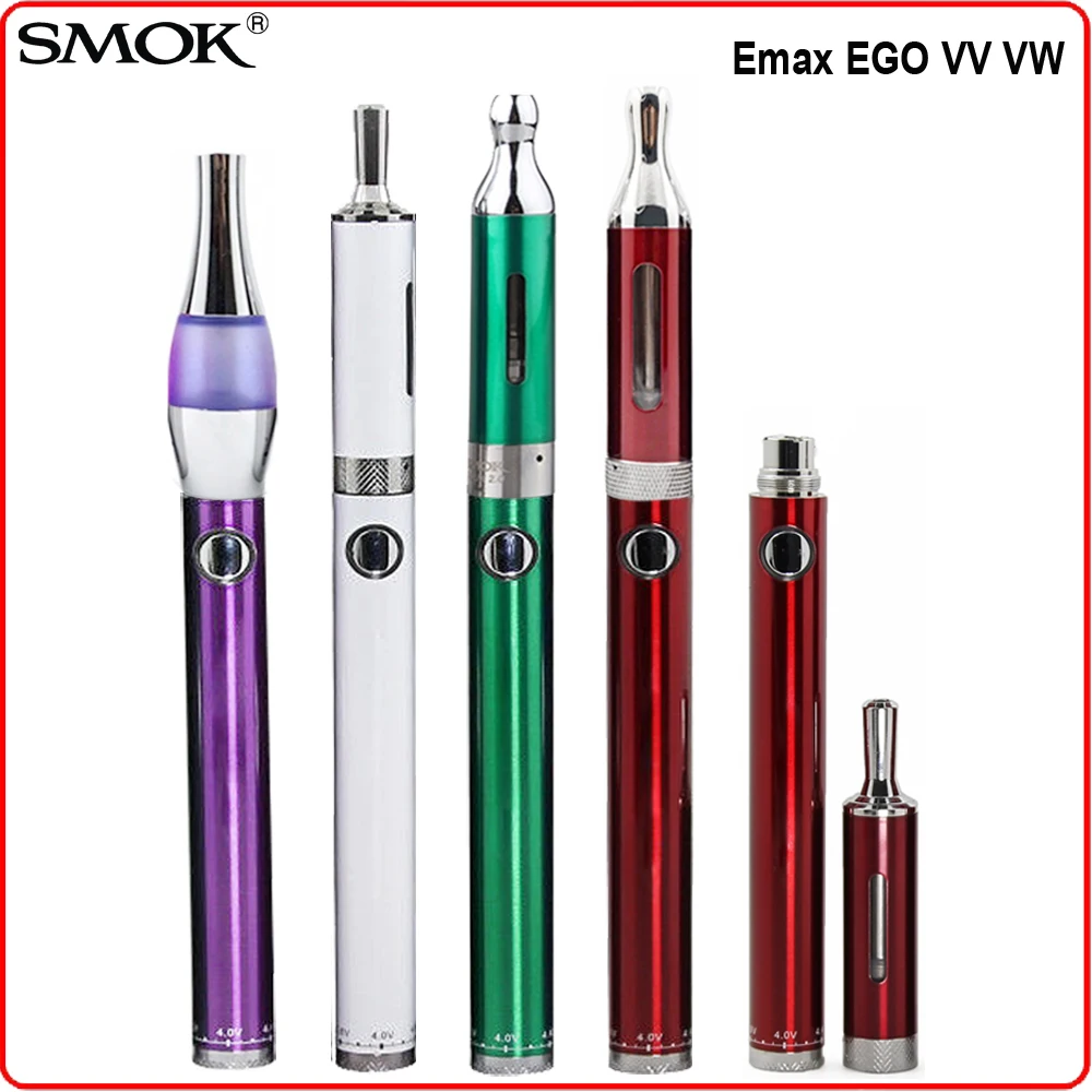 Оригинальный набор SMOK Emax EGO VV 2 шт. аккумулятор 900 мАч электронная сигарета стартер