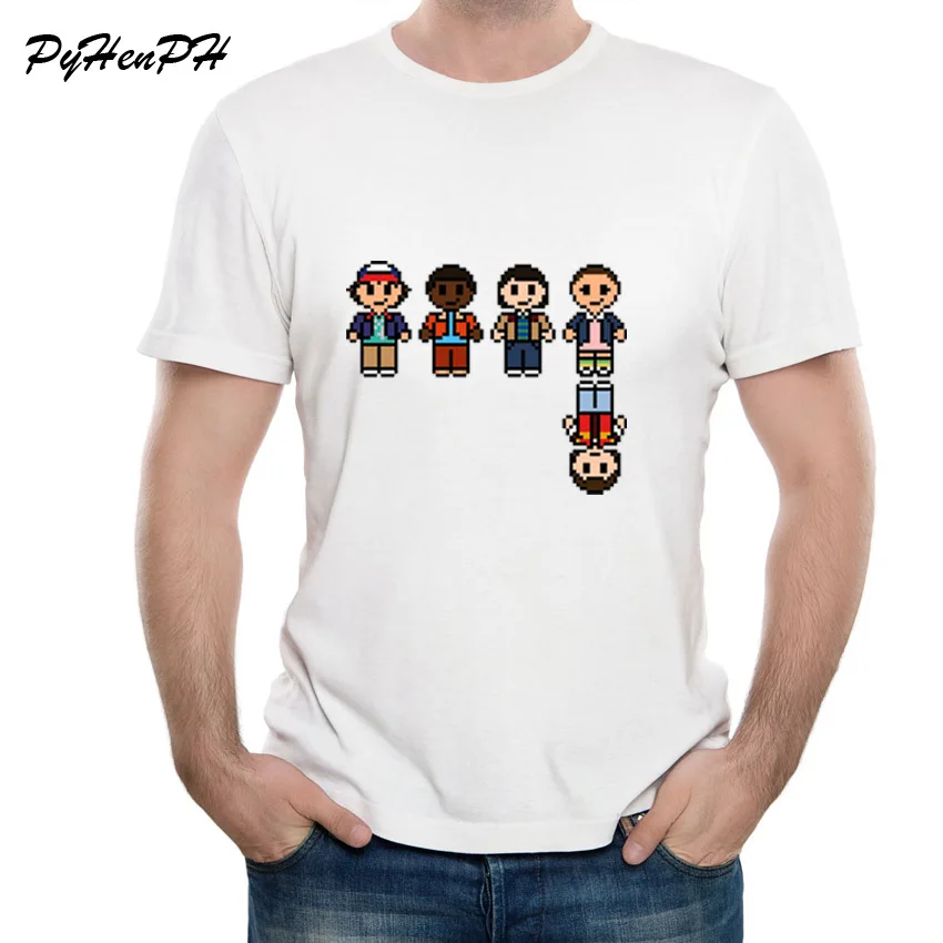 Aliexpress.com : Buy STRANGER THINGS T shirt Upside Down Printed Short Sleeve O Neck white T 