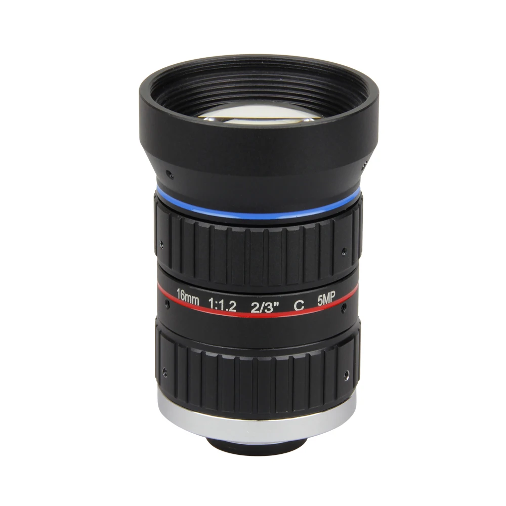 Крепление 2/3 дюйма 5MP ITS Lens 16 мм Ultra Starlight F1.2 C для электронной полицейской или