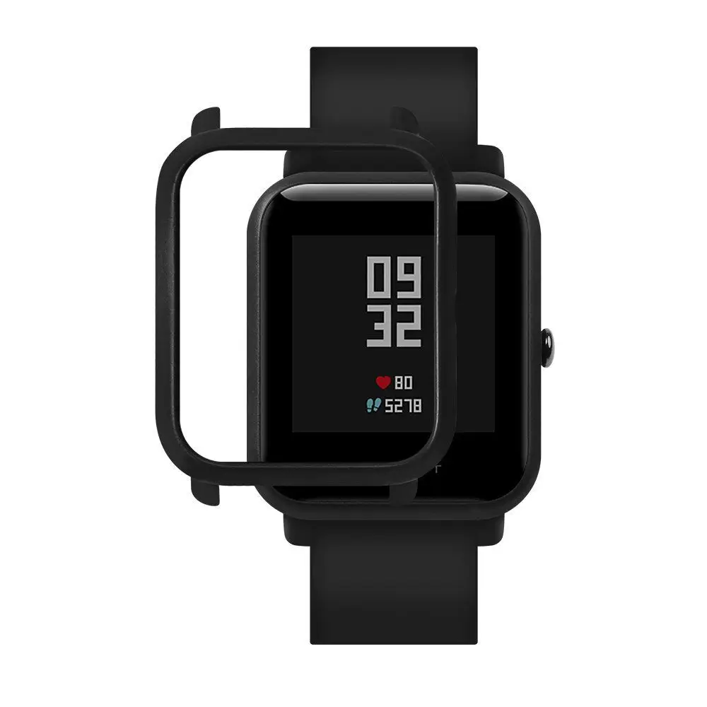 Sikai чехол для Xiaomi huami Amazfit часы аксессуары корпус для huami Amazfit Bip бит молодежи Защитный чехол(черный