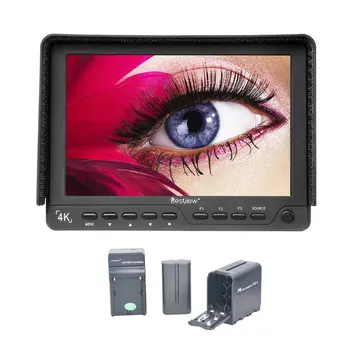 

Bestview S7 On-Camera Monitor 4K 7 inch 1920*1200 HDMI HD Field Monitor Camera Assist Video Recorder+ NPF Battery, Charger, Case