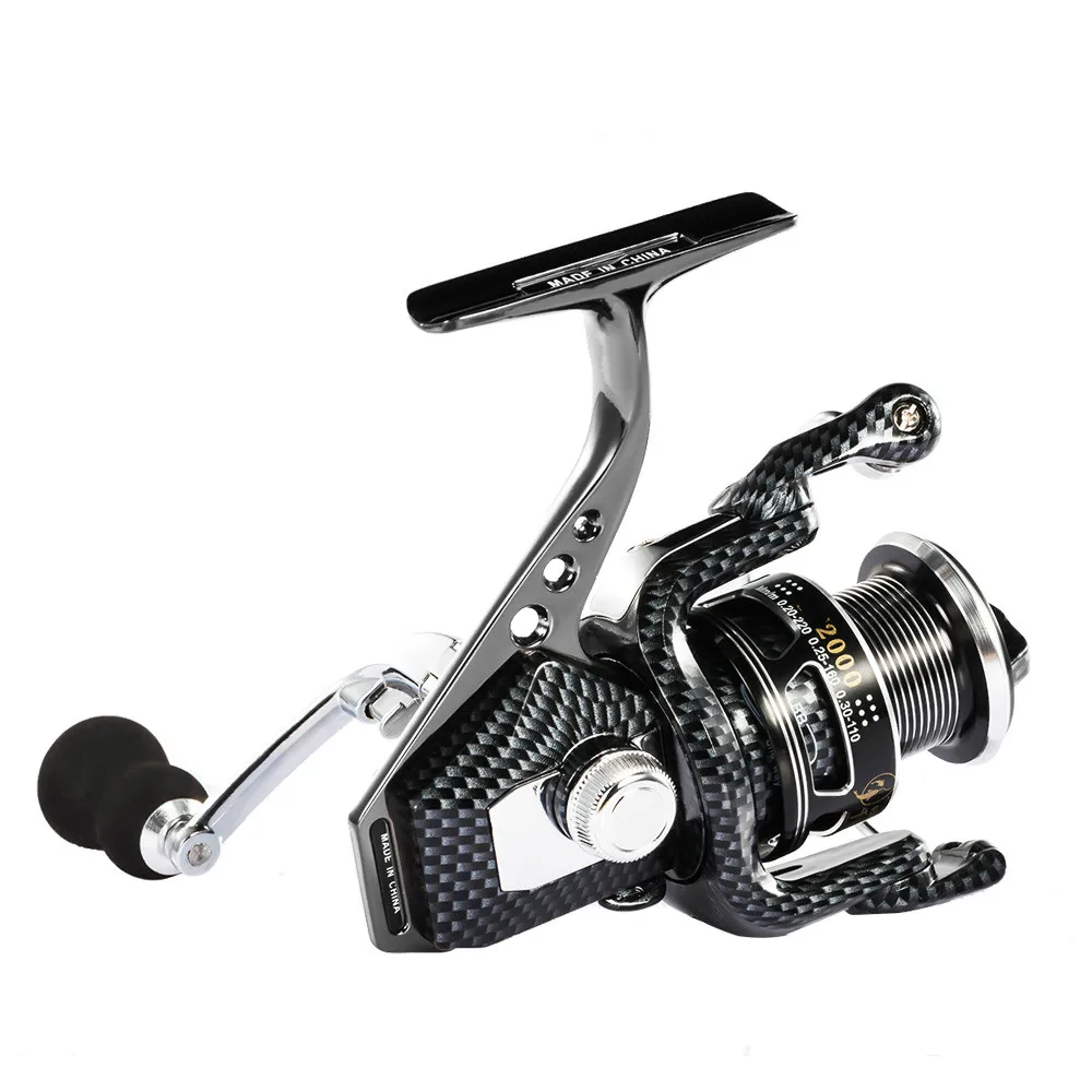 

Rg 5.5:1/4.7:1 14BB Waterproof Carbon Drag Spinning Reel Large Spool 20KG Max Drag Freshwater Spinning Fishing Reel