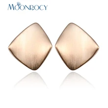 MOONROCY розовый золотистый/Серебристый серьги ювелирные вечерние серьга геометрической формы для женщин девочек подарок Прямая поставка