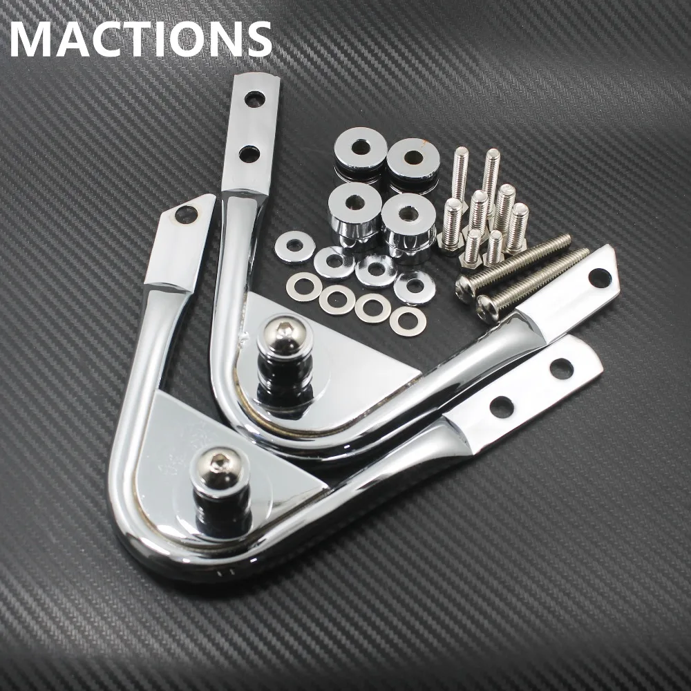 Docking Hardware Kit Detachable Two Up Luggage Rack Motorcycle Parts For Harley Touring 1997