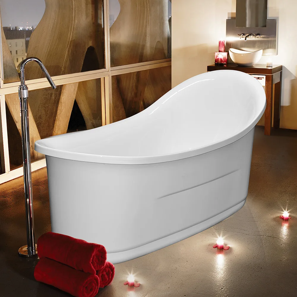 Gloss White Acrylic Bathroom