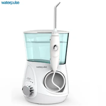 

Waterpulse Electric Dental Flosser Oral Irrigator With 5PCS Jet Tip & 700ML Water Tank For Teeth Whitening Home & Travel