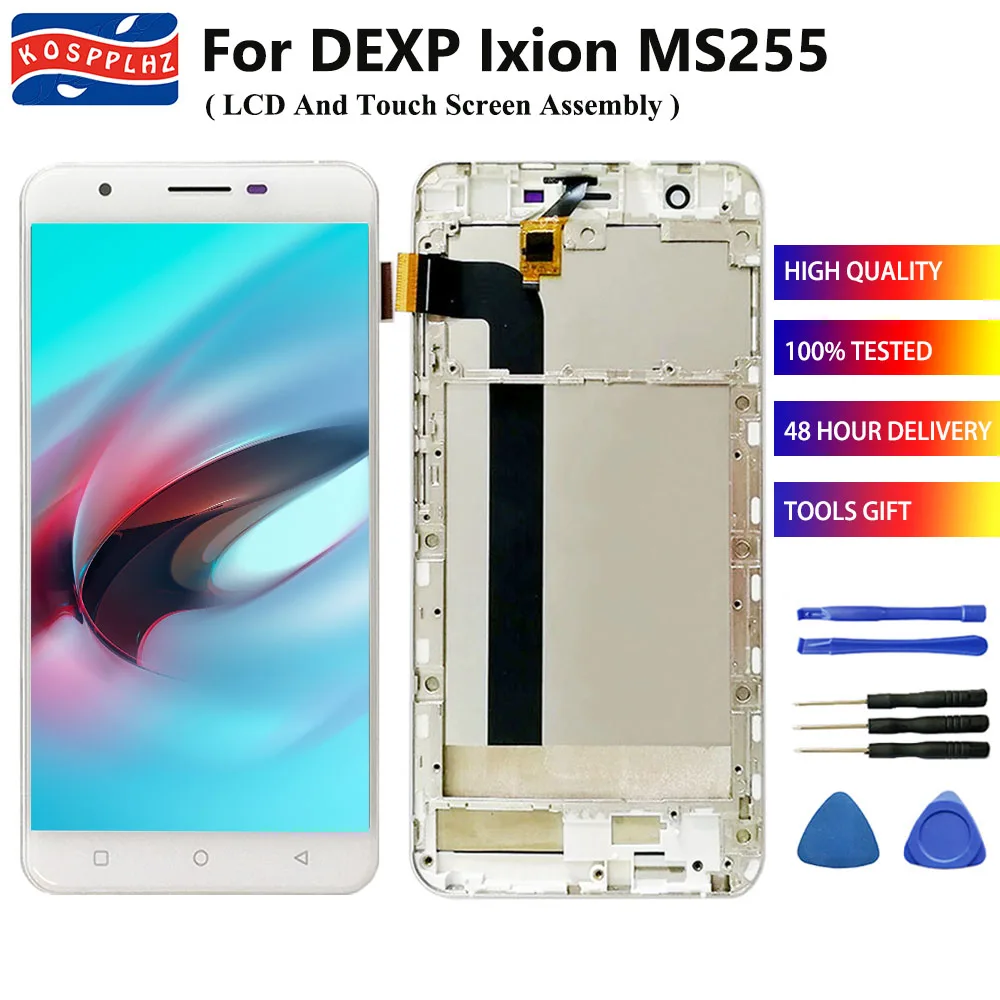 100% Оригинальный протестированный для DEXP Ixion MS255 ЖК дисплей и сенсорный экран