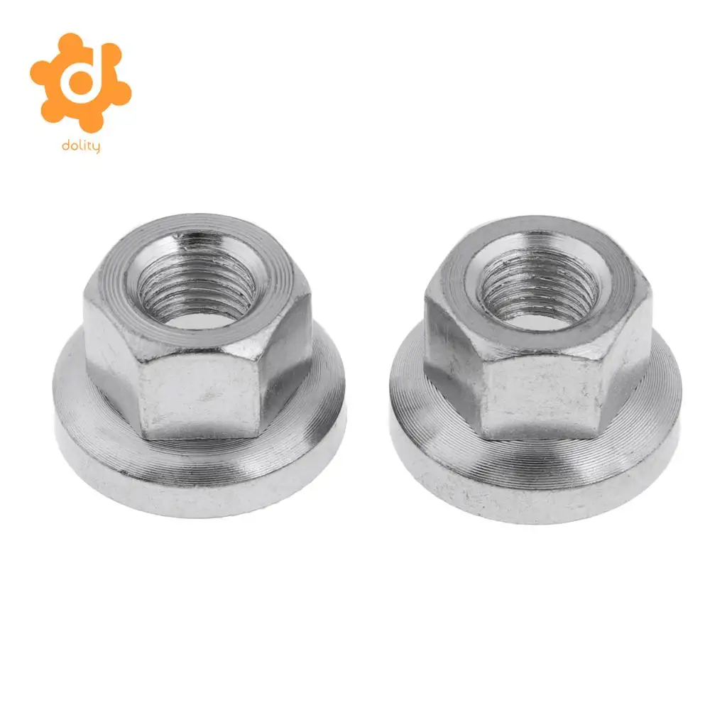 1 Pair 9mm Stainless Steel Cycling MTB Bike Bicycle Rear Wheel Hub Axle Nut