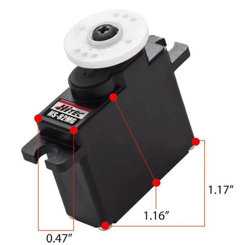 FATJAY HiTec HS 82MG стандартная металлическая Шестерня Micro Servo 32082S NIB|Детали и аксессуары|