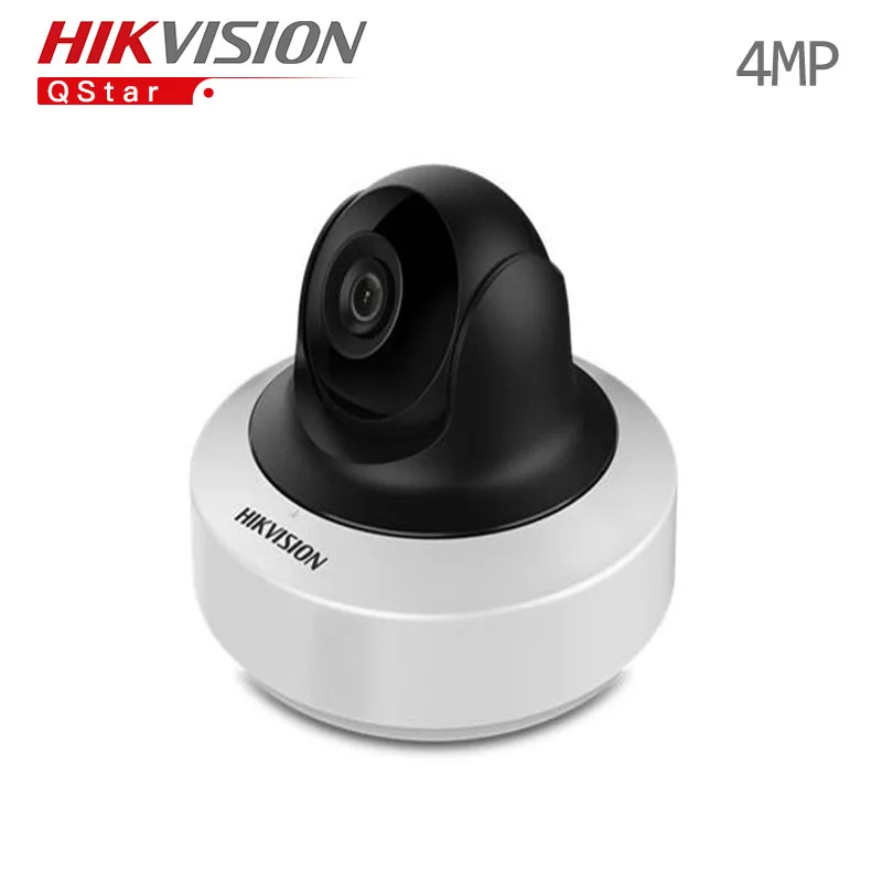 HIKVISION Original 4MP WDR Mini PT Network Camera DS 2CD2F42FWD IWS 1080P POE IPC Bulid In