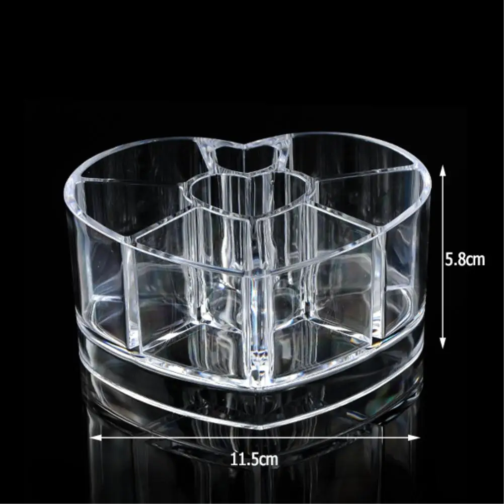 Прозрачный акриловый косметический Organzier Дело Ящики коробка для хранения ювелирных изделий держатель дисплей акриловая подставка губная