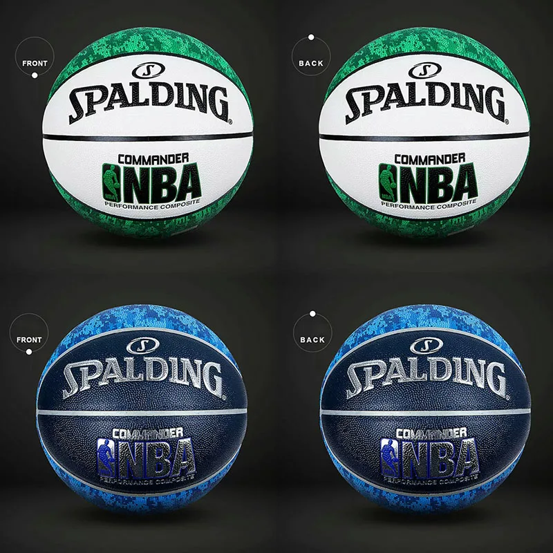 

Basketball Official Size 7 Quality Camouflage Blue Indoor Outdoor PU Race Tournament Balon de baloncesto Series