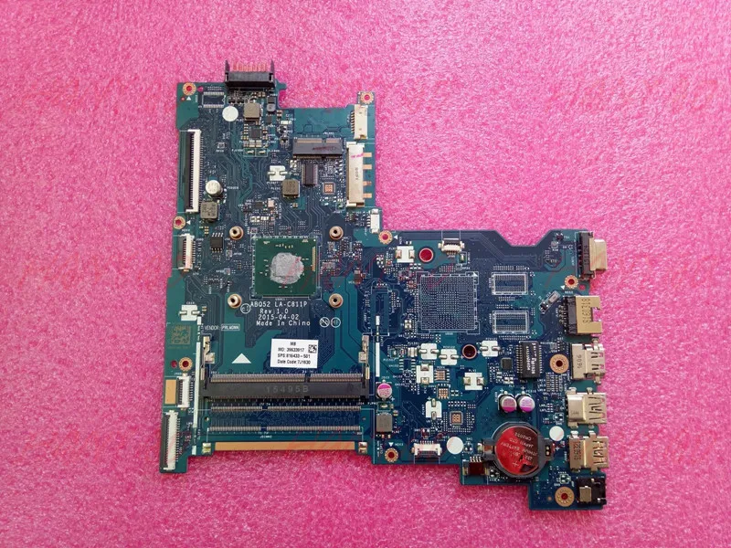 

816433-501 For HP 15-AC Series laptop motherboard ABQ52 LA-C811P With N3050 CPU MainBoard 100% Tested