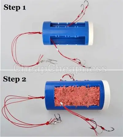 

1Pc Fishing Hook Carbon Steel Plastic Box Bait Holder Fishing Hooks Set Cluster Proof Hanging Hook Explosion Fishhooks