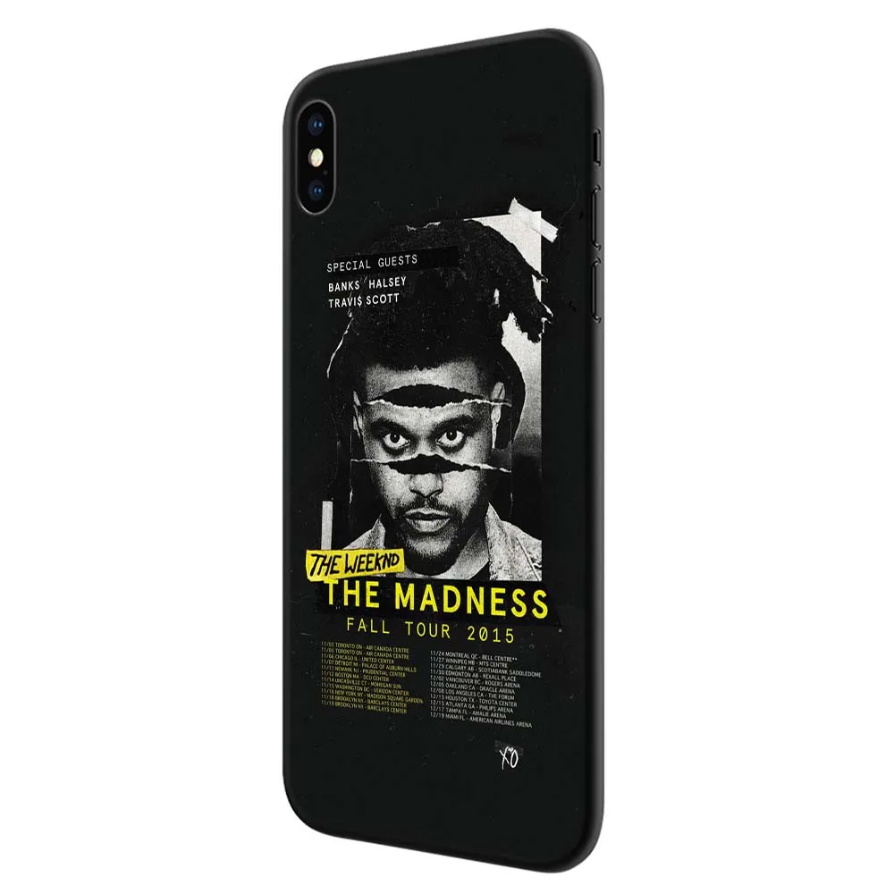 WEBBEDEPP The Weeknd TPU Cover for Apple iPhone 6 6S 7 8 Plus 5 5S SE X XS MAX XR Soft Case - Цвет: 15