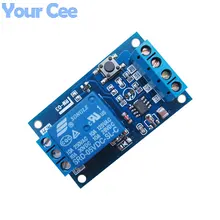 5 в Одиночная Бонд Кнопка бистабильный релейный модуль модифицированный автомобиль запуск и остановка самоблокирующийся переключатель один ключ